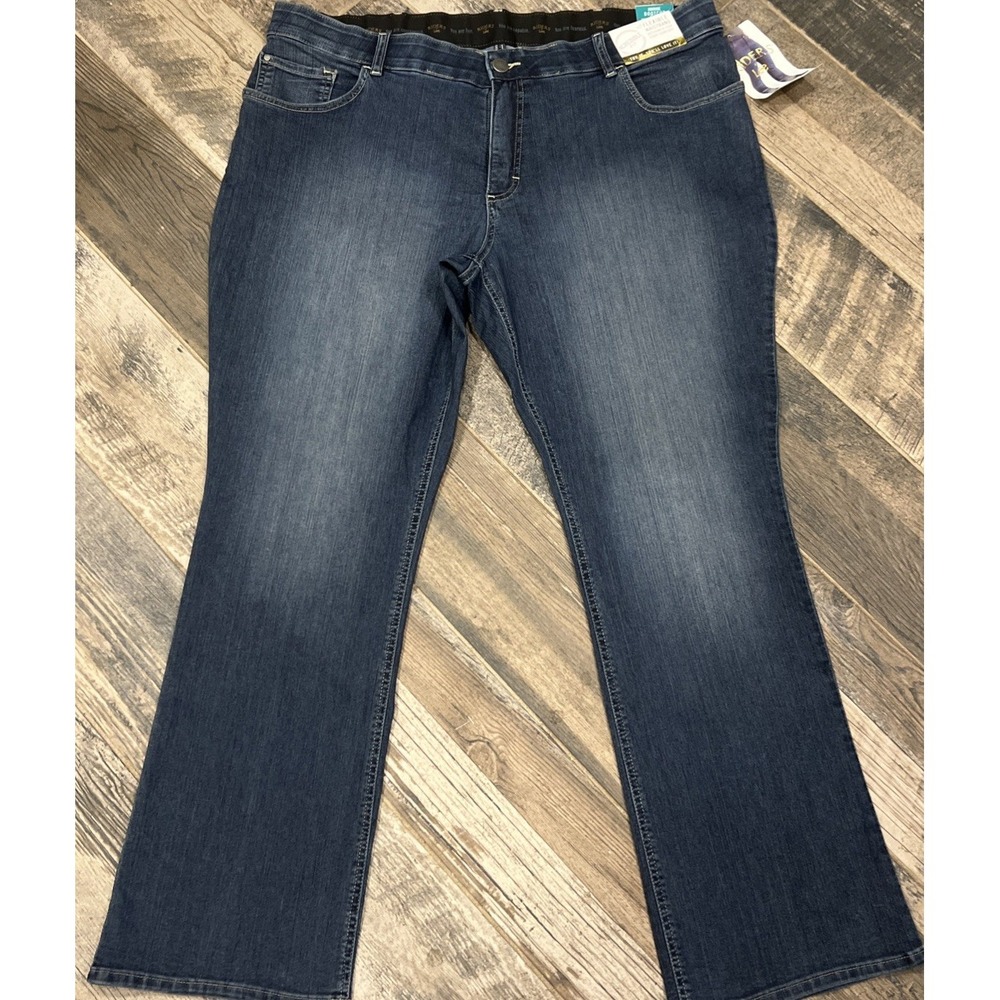 New Lee Riders Women Incredible Fit Midrise Bootcut Jeans 157SBW5 Size 22 42x31